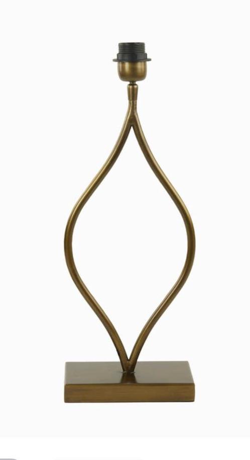 Tafellamp ‘Okno’ Brons Goud | Light &amp; Living | 19,5x12x47 cm, Huis en Inrichting, Lampen | Tafellampen, Ophalen