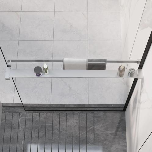 vidaXL Wandschap voor inloopdouchewand 90 cm aluminium, Huis en Inrichting, Badkamer | Badtextiel en Accessoires, Nieuw, Verzenden