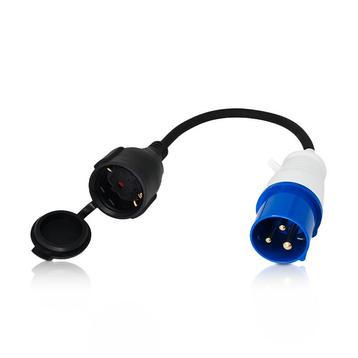 Campingstekker | Geaard | 40 cm kabel beschikbaar voor biedingen