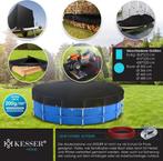 KESSER® Zwembad zonnezeil - Afdekzeil - Ø488cm - Zwart •, Verzenden, Nieuw