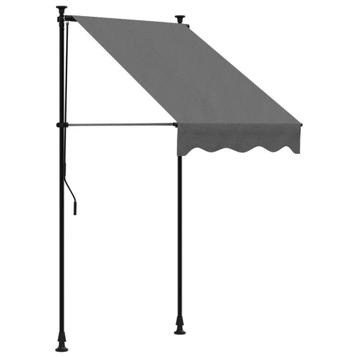 Antraciet Uittrek Luifel 100x150 cm - Tweedekansje - Goed... beschikbaar voor biedingen
