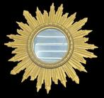 Wandspiegel - Hout - Vintage spiegel met stralen