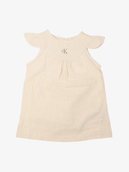 -20% Calvin Klein  Calvin Klein Meisjes jurk linnen  maat 98, Kinderen en Baby's, Kinderkleding | Overige, Nieuw, Verzenden