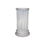 Ronde sokkel - stenen zuil - 50 cm - massief en klassiek, Huis en Inrichting, Woonaccessoires | Zuilen en Pilaren, Ophalen of Verzenden