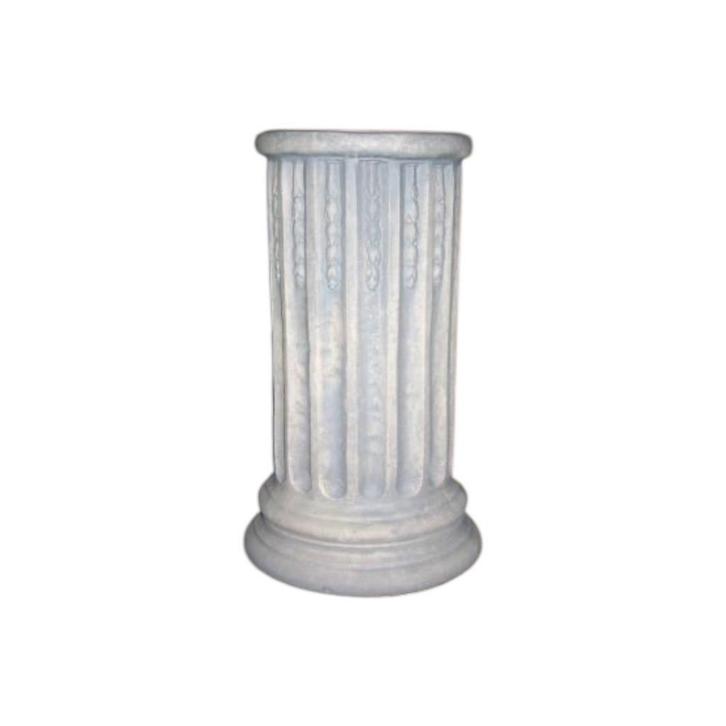 Ronde sokkel - stenen zuil - 50 cm - massief en klassiek, Huis en Inrichting, Woonaccessoires | Zuilen en Pilaren, Ophalen of Verzenden