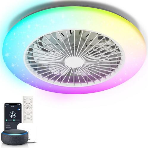 Aigostar Plafondventilator - Verlichting - Ø50cm - Dimbaar, Huis en Inrichting, Lampen | Overige, Nieuw, Verzenden