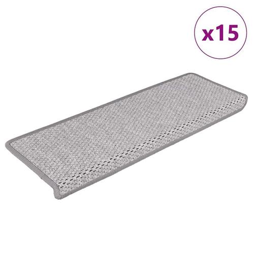 Trapmatten 15st Sisal Platina | OP = OP! Super Koopje!, Huis en Inrichting, Stoffering | Vloerbedekking, Grijs, Nieuw, Tapijt