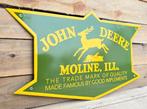 John Deere vintage emaille bord, Verzamelen, Merken en Reclamevoorwerpen, Verzenden, Nieuw