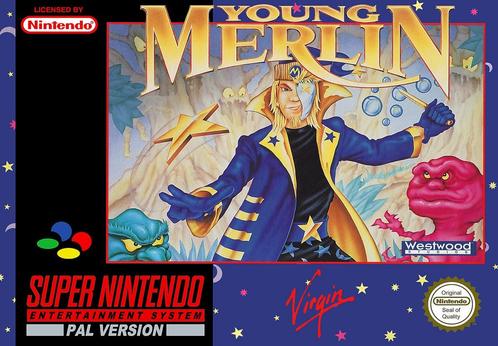 Young Merlin (Super Nintendo), Spelcomputers en Games, Games | Nintendo Super NES, Gebruikt, Verzenden