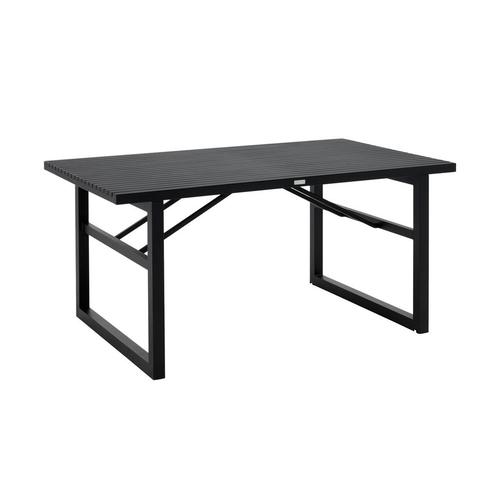 *WOONWINKEL* Bodio Alure Tuintafel Aluminium 160 Zwart, Tuin en Terras, Tuinsets en Loungesets, Nieuw, Verzenden