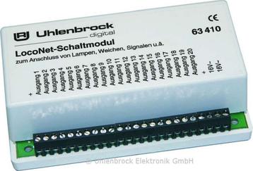 Uhlenbrock - Loconet Schakelmodule (Uh63410)