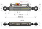 Hydraulische Topstang Cat. 2-2 (570 - 850 mm) met, Ophalen of Verzenden, Nieuw, Overige merken