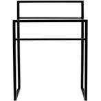 Wiesbaden Liber - Vrijstaand Handdoekrek - Mat Zwart, Huis en Inrichting, Badkamer | Badtextiel en Accessoires, Ophalen of Verzenden