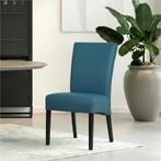 Leren eetkamerstoel Just - Hermes Turquoise (blauw) - Poten, Blauw, Bohemian, Eigentijds, Klassiek, Retro, Romantisch, Scandinavisch