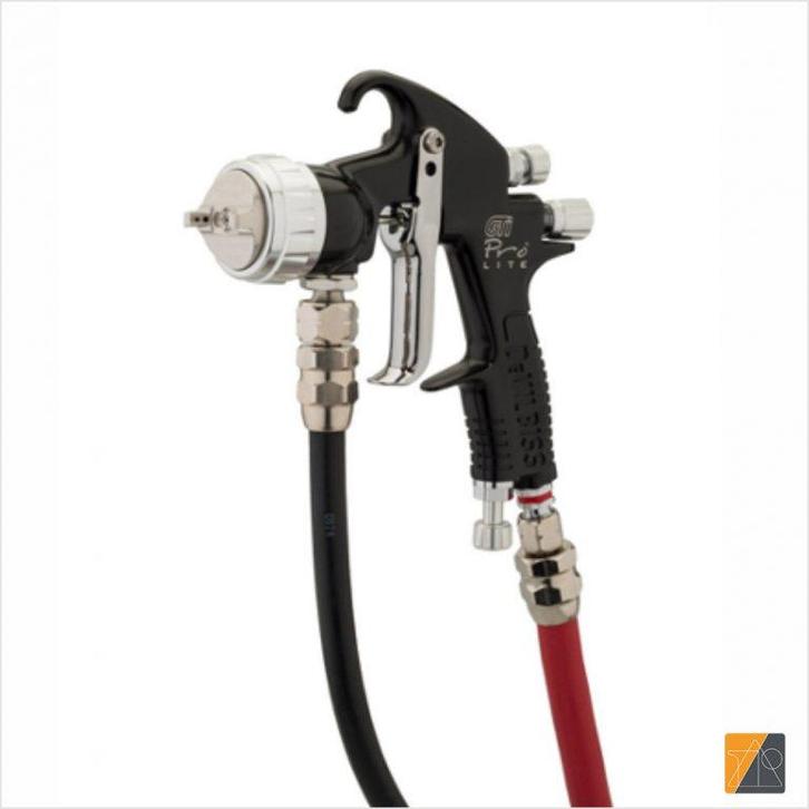 DeVilbiss GTi Pro LITE S onderbekerspuitpistool met luchtkap, Doe-het-zelf en Verbouw, Schildersmaterialen, Nieuw, Ophalen of Verzenden