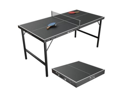 Veiling - Mini Tafeltennistafel Flexi - Zwart / Zilver, Sport en Fitness, Tafeltennis