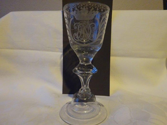 Kelk - Kelchglas Nordhessen 18Jh. - Glas - Met Spiegel, Antiek en Kunst, Antiek | Glas en Kristal