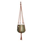 Minimalistische Plantenhanger - Rood/Roestbruin - Katoen -, Ophalen of Verzenden, Nieuw