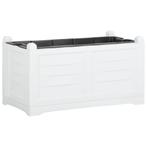 vidaXL Bloembak 80x42,5x42 cm PP wit