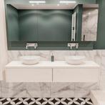 Badkamermeubel BWS Madrid Wit 180 cm met Topblad en, Doe-het-zelf en Verbouw, Sanitair, Ophalen of Verzenden, Nieuw, Bad