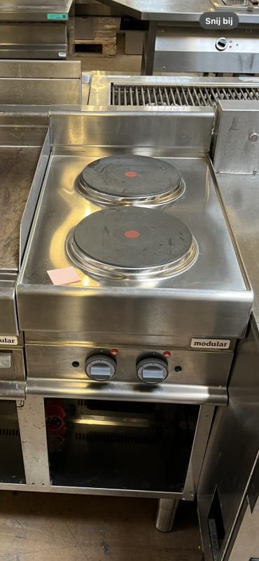 Occasion Modular dubbel kookplaat, Zakelijke goederen, Horeca | Keukenapparatuur, Gebruikt, Ophalen