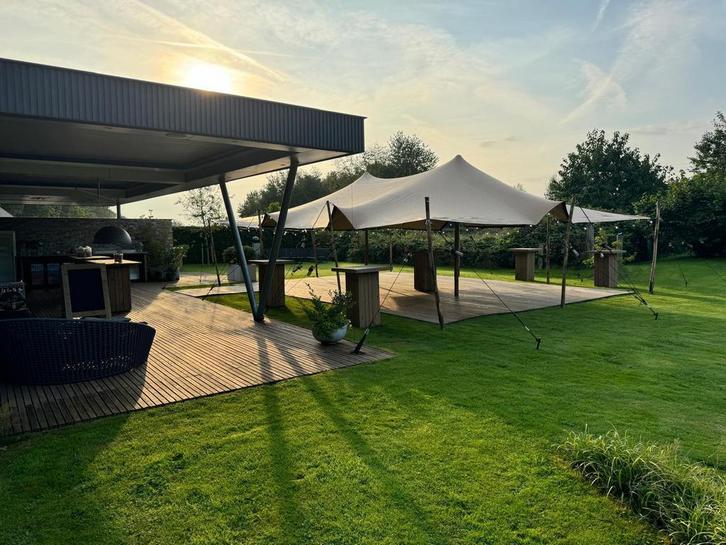 Stijlvolle stretchtenten (nergens goedkoper), Tuin en Terras, Partytenten, Overige typen, Nieuw