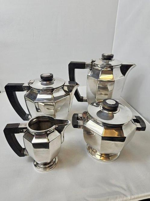 Christofle - Koffie- en theeservies (4) - Gallia - Hout,, Antiek en Kunst, Antiek | Meubels | Tafels