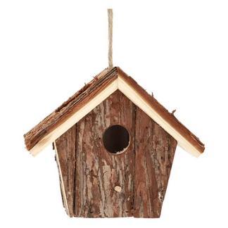 Vogelhuisje | Decoris | 16.5 x 12 x 14 cm (Hangend, Hout), Tuin en Terras, Vogelhuisjes en Vogelbaden, Nieuw, Verzenden