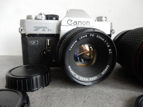 Canon Canon FTb ql met 5 lenzen Analoge camera, Audio, Tv en Foto, Fotocamera's Analoog