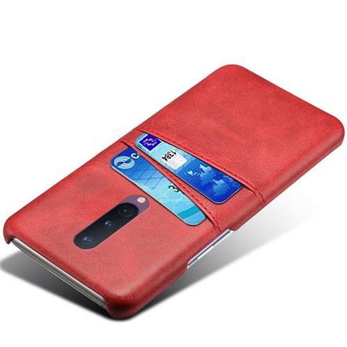 ProGuard OnePlus 8 Hoesje Slim Leder Kaarthouder Rood, Telecommunicatie, Mobiele telefoons | Hoesjes en Frontjes | Overige merken