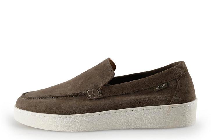 Manfield Instappers in maat 41 Groen | 10% korting, Kleding | Heren, Schoenen, Overige kleuren, Zo goed als nieuw, Overige typen