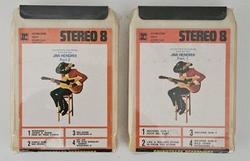 Jimi Hendrix - 2x 8 Track Tapes Mint & Sealed - Soundtrack beschikbaar voor biedingen
