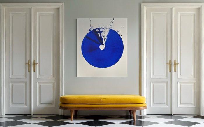 Eren - Blue Iris - XXL, Antiek en Kunst, Kunst | Schilderijen | Modern
