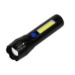 Hofftech Tactical LED-zaklamp - COB-zijlicht - Oplaadbaar..., Caravans en Kamperen, Ophalen of Verzenden, Nieuw
