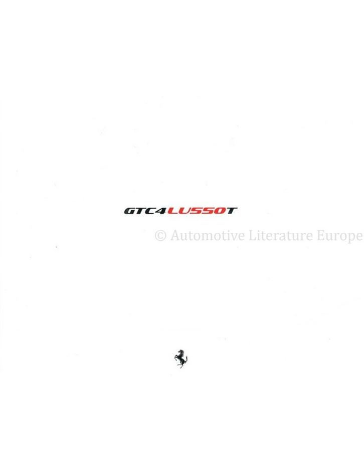 2017 FERRARI GTC4 LUSSO T PORTFOLIO ENGELS, Boeken, Auto's | Folders en Tijdschriften, Ferrari