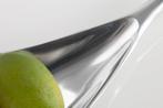 Handgemaakte decoratieve kom SILVER LEAF 60cm zilver, Ophalen of Verzenden, Nieuw