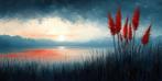 CoCo - Sunset Lagoon - XXL, Antiek en Kunst, Kunst | Schilderijen | Modern
