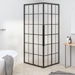vidaXL Douchecabine 80x70x180 cm mat ESG zwart, Verzenden, Nieuw