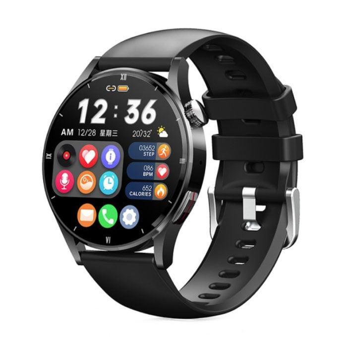Smartwatch met Lichaamstemperatuur, Bloeddrukmeter en, Sieraden, Tassen en Uiterlijk, Smartwatches, Nieuw, Verzenden