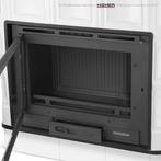 Houtkachel - 15 kW - betegeld - bruin - energielabel A, Ophalen of Verzenden, Nieuw