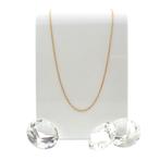 18 Krt. Gouden gedraaide schakel ketting | 70 cm, Sieraden, Tassen en Uiterlijk, Kettingen, Ophalen of Verzenden, Gebruikt, Overige kleuren