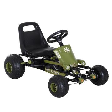 TRUUSK Go Kart Kinder Kettcar - Trapauto Met Handrem - Vanaf beschikbaar voor biedingen