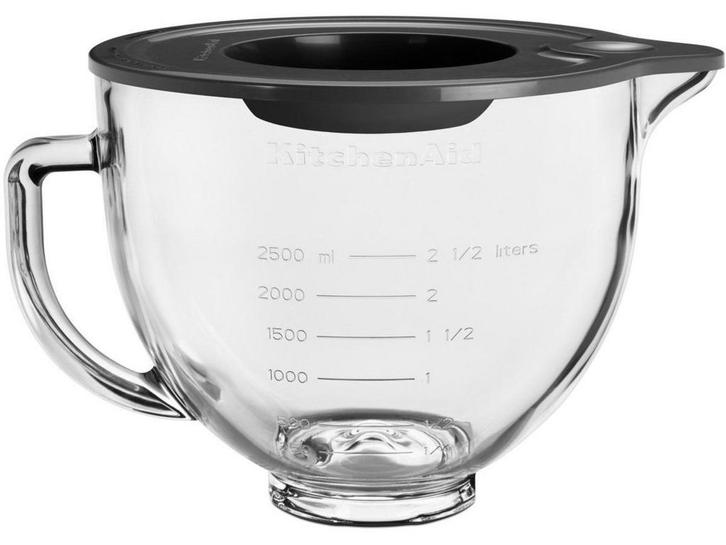 KitchenAid 5KSM5GB - Glazen mengkom 4,7 L - Ergonomische, Huis en Inrichting, Overige Huis en Inrichting, Nieuw, Verzenden