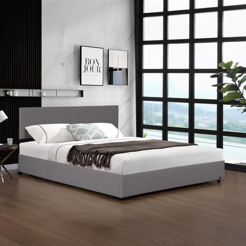 Tweepersoonsbed Juva met lattenbodem en opbergruimte 140x200, Huis en Inrichting, Slaapkamer | Bedden, Nieuw, Verzenden