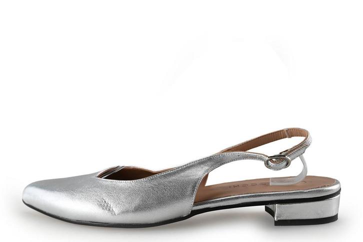Lina Locchi Slingbacks in maat 42 Zilver | 10% korting, Kleding | Dames, Schoenen, Overige kleuren, Zo goed als nieuw, Verzenden