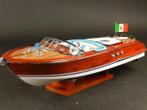 Modelboot op schaal, riva aquarama 53cm Italiaans hout -