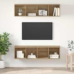 vidaXL Tv-meubelset 2 pcs artisanaal eikenkleurig 37 x 37 x, Huis en Inrichting, Minder dan 50 cm, Verzenden, Nieuw, Minder dan 100 cm