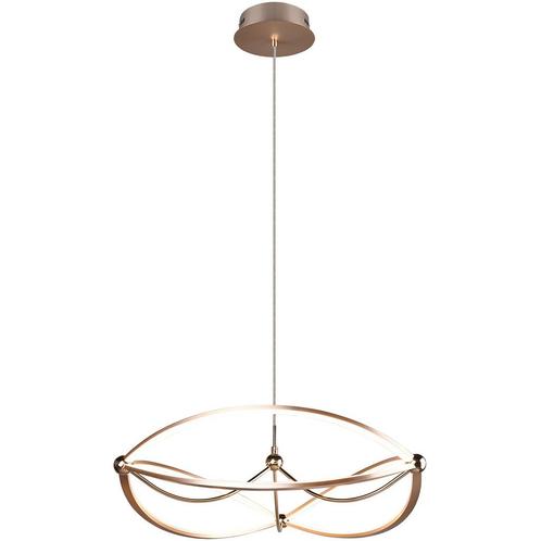 LED Hanglamp - Trion Charis - 42W - Warm Wit 3000K - Dimbaar, Huis en Inrichting, Lampen | Hanglampen, Nieuw, Metaal, Ophalen of Verzenden