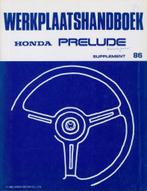 1986 Honda Prelude werkplaatshandboek supplement instructie, Auto diversen, Handleidingen en Instructieboekjes, Verzenden