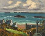 Léonard Bordes (1898-1969) - Bord de mer en Bretagne, Antiek en Kunst, Kunst | Schilderijen | Klassiek